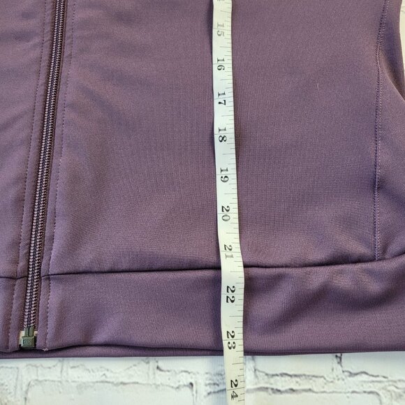 Reebok Woman’s Purple Active Long sleeve full zip jacket size L - Picture 4 of 13